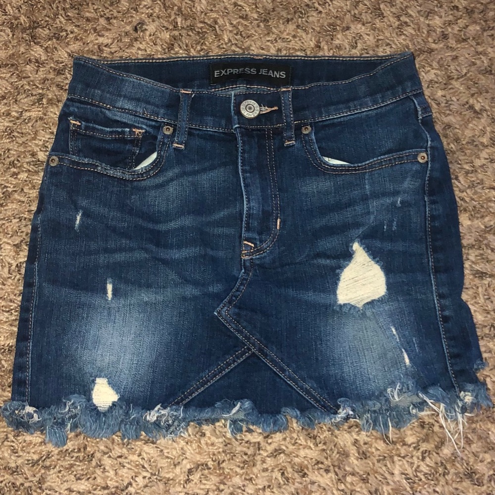Express Jean Skirt